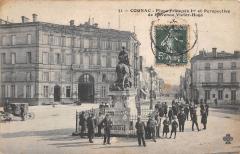 Cognac - Place Francois 1ER - Perspective Avenue Victor Hugo à Cognac