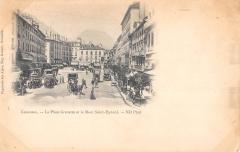 Grenoble - La Place Grenette Et Mont Saint-Eynard à Grenoble