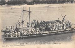 Vienne - Manoeuvres De Pontage Sur Le Rhone - Pont Volant à Vienne