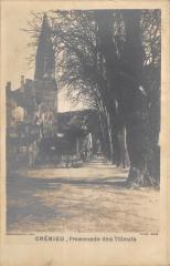 Cremieu Promenade Des Tilleuls