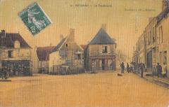 Reignac - Le Faubourg - cpa toilée