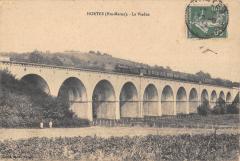 Hortes - Le Viaduc - Train