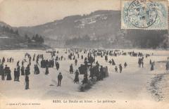 Le Doubs En Hiver - Le Patinage à Doubs