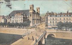 Besancon - Place Jouffroy - Pont De Battant à Besançon