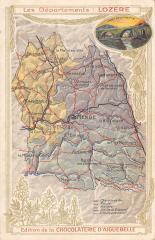 Cpa Representant Le Departement De La Lozere - Cpa Publicite -
													48 Lozère
												