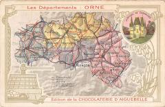 Cpa Representant Le Departement De L'Orne - Cpa Publicite