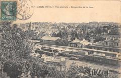 Laigne - Vue Generale - Perspective De La Gare -
													61 Orne
												