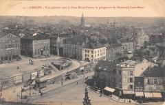 Limoges - Vue Generale Vers La Place Haute Vienne à Limoges