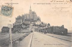 Mont Saint Michel - Vue Prise Du Sud - Train
