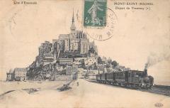 Mont Saint Michel - Depart Du Tramway - Train
