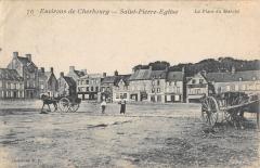 Env.de Cherbourg - Saint Pierre Eglise - La Place Du Marche