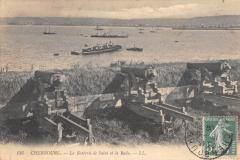 Cherbourg - La Batterie De Salut Et La Rade -
													50 Manche
												