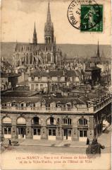 Nancy vue de Saint-Epvre à Nancy