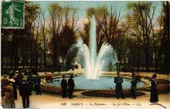 Nancy la Pepiniere Jet d'Eau à Nancy
