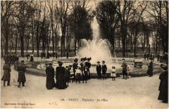 Nancy la Pepiniere Jet d'Eau à Nancy