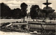 Nancy Perspective sur la Place Carnot à Nancy