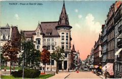 Nancy Place et Rue Saint-Jean à Nancy