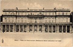 Nancy Palais du Gouvernement à Nancy