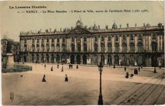 Nancy Place Stanislas Hotel de Ville à Nancy