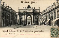 Nancy Arc de Triomphe Rue Here à Nancy