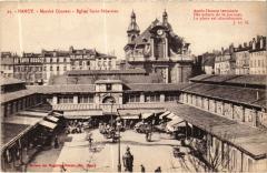 Nancy Marche couvert Eglise Saint-Sebastien à Nancy