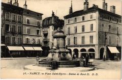 Nancy Place Saint-Epvre Statue de Rene Ii à Nancy