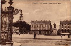Nancy Place Stanislas Theatre et Grand Hotel à Nancy