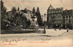 Nancy Statue et Place Thiers à Nancy