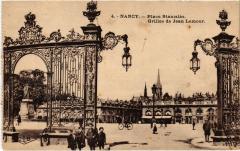 Nancy Place Stanislas Grilles Jean Lamour à Nancy