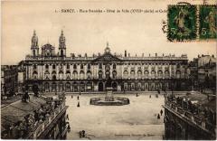 Nancy Place Stanislas Hotel de Ville à Nancy
