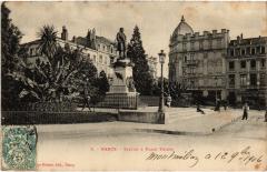 Nancy Statue et Place Thiers à Nancy