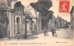 Le Crotoy - Entree Du Grand Hotel De La Poste au Crotoy