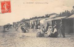 Le Crotoy - Les Cabines Sur La Plage au Crotoy