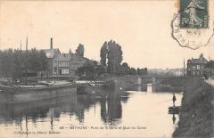 Bethune - Pont De La Gare Et Quai Du Canal à Béthune