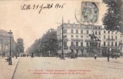 Lille - Place Richebe - Perspective Boulevard De La Liberte -
																					59160 Lille
																			