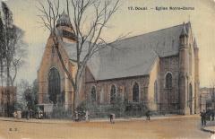 Douai - Eglise Notre Dame - Cpa Toilee -
																					59500 Douai
																			