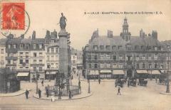Lille - Grand Place - La Bourse Et La Colonne -
																					59160 Lille
																			