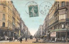 Lille - La Rue Nationale - Vue Prise De La Grande Place à Lille