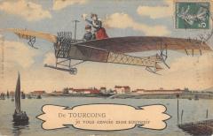 De Tourcoing - Je Vous Envoie Mon Souvenir - Avion - Aeroplane à Tourcoing