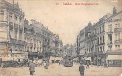 Lille - Rue Esquermoise - Tramway à Lille