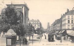 Lille - La Rue Solferino - Tramway à Lille
