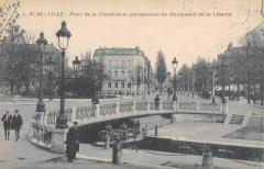 Lille - Pont De La Citadelle Et Perspective Du Boulevard De La Liberte à Lille
