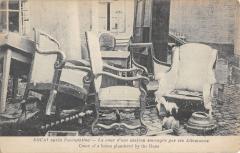 Douai Apres L'Occupation - La Cour D'Une Maison Saccagee Par Les Allemand à Douai