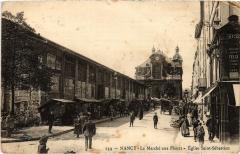 Nancy Marche aux Fleurs Eglise Saint-Sebastien à Nancy