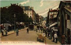 Nancy Place du Marche Rue Raugraff à Nancy