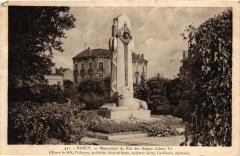 Nancy Monument du Roi des Belges Albert Ier à Nancy