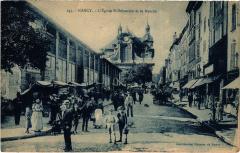 Nancy Eglise Saint-Sebastien et le Marche à Nancy
