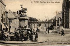 Nancy Place Saint-Epvre Statue Rene Ii à Nancy