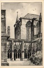 Toul Cloitre de l'ancienne Collegiale Saint-Gengoult