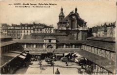 Nancy Marche Couvert Eglise Saint-Sebastien à Nancy